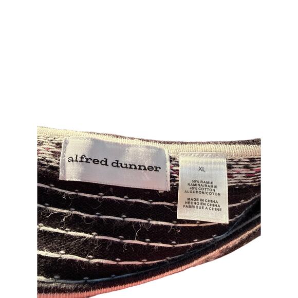 Alfred Dunner Black Snowman Sweater Polka Dots Sz XL - Picture 7 of 7